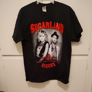 Sugarland Black Graphic T-Shirt Size M